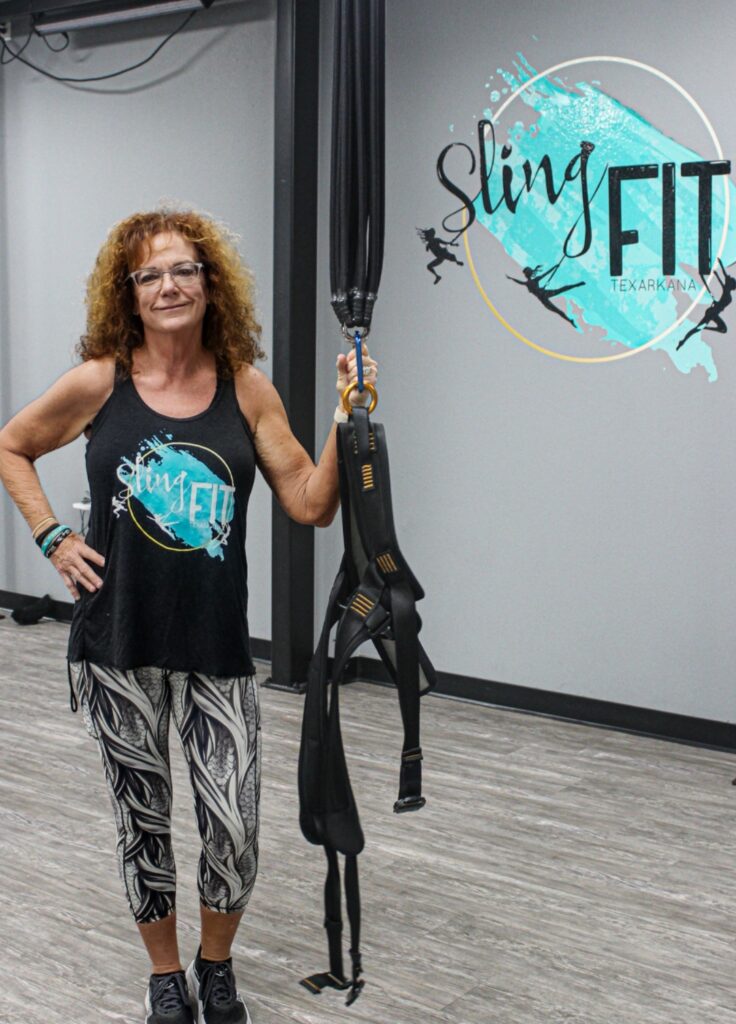 Bungee fitness and suspension training group class