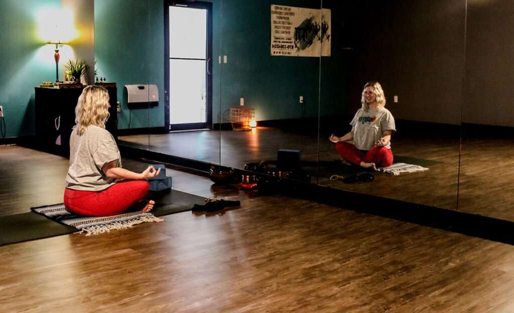 MIrrored yoga